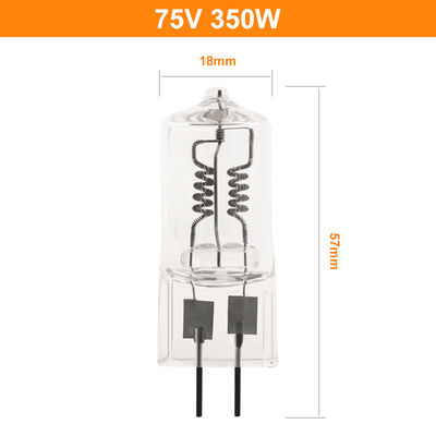 лампа галоида шарика галоида кварца стекла 75V 350W высокотемпературная особенная
