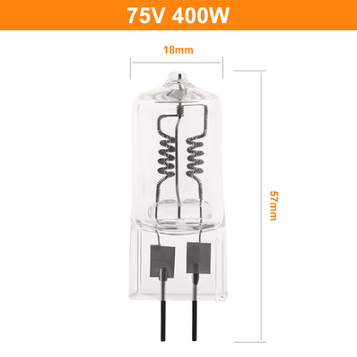 75V 400 высокое напряжение шарика галоида ватта одиночное законченное GX6.35 среднее