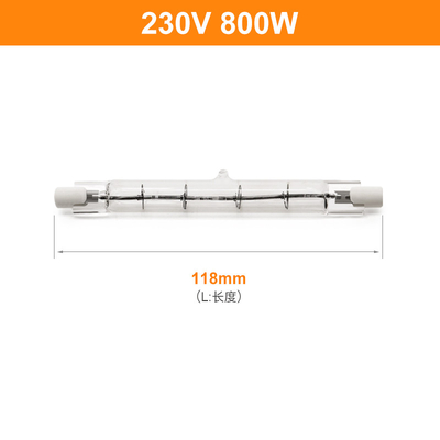 лампа галоида шарика галоида 118mm 230V 800W R7s Dimmable законченная двойником линейная