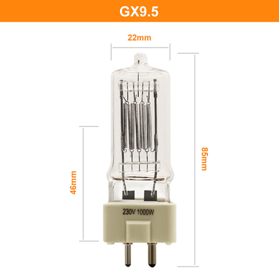 Лампа света шарика Gx9.5 галоида прожектора 1000w 230v шлюпки морская