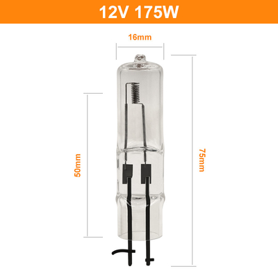 лампа шарика галоида 175W кварца 12v G6.35 шарик галоида Pin Bi 12 вольт с 2 Prongs