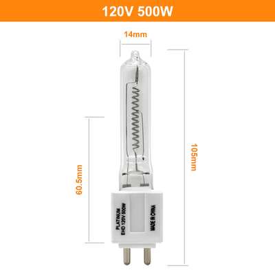 основание приведенное замены 3000k среднее Bipin G9.5 шарика галоида кварца 120V 500w