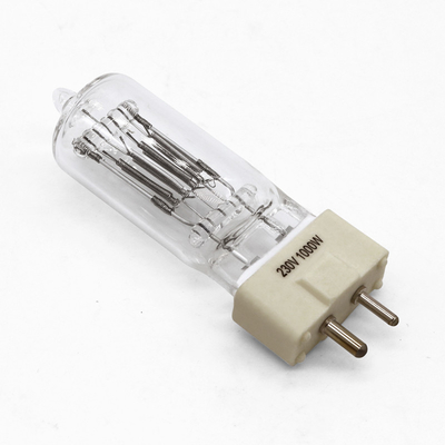 лампа 3200K студии этапа шарика 1000w кварца галоида 230V Gy9.5 низкопробная одиночная законченная