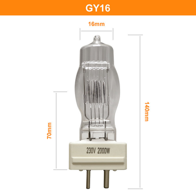 Лампа 230v галоида GY16 2000w одиночная законченная на Osram 64788 CP/72 FTM