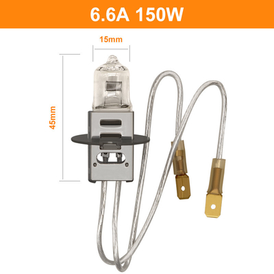 6.6A 150 авиаполе разъем-розетки люменов 2400lm PK30d JIF J1/83 шарика галоида кварца ватта мужское