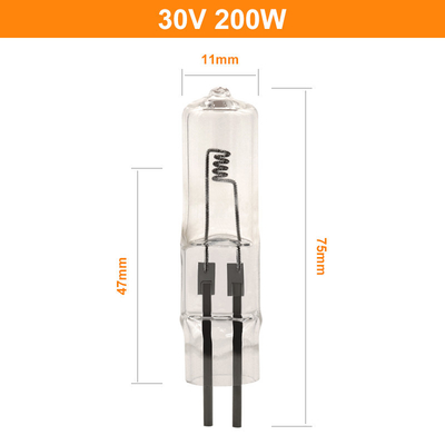 тип вставки шарика шарика галоида Pin лампы 2 дисплея галоида 30V 200W оптический небольшой