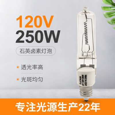 лампа аппаратуры канделябров Jd E11 шарика галоида конца 120V 250W одиночная мини