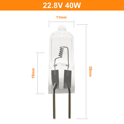 замена лампы OSRAM 64291 XIR йода кварца шарика галоида G6.35 22.8V 40w