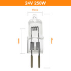 лампа галоида низшего напряжения 24V 250W отбортовывает шарик галоида хирургии механического инструмента репроектора шарика Pin лампы Кристл Shadowless