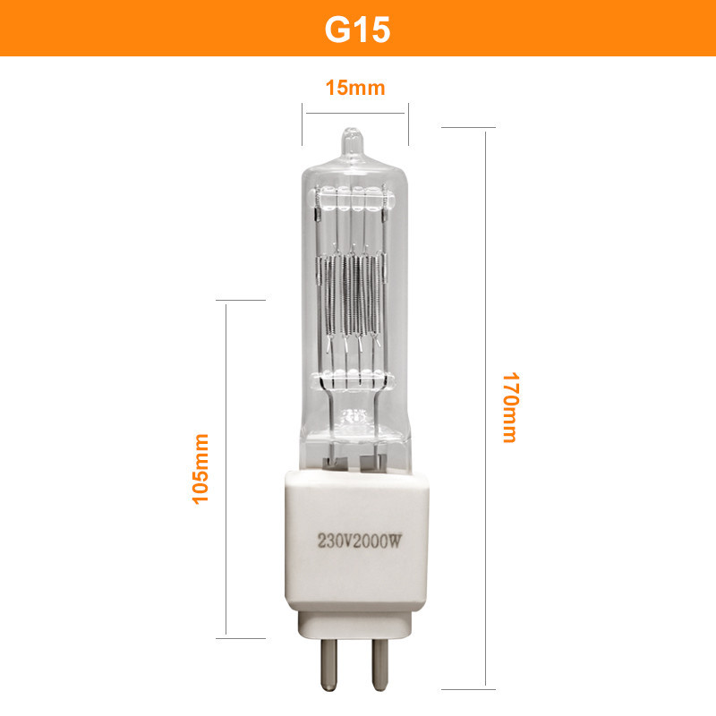 люмен G15 шарика галоида 230v Pin Bi 2000w 50000